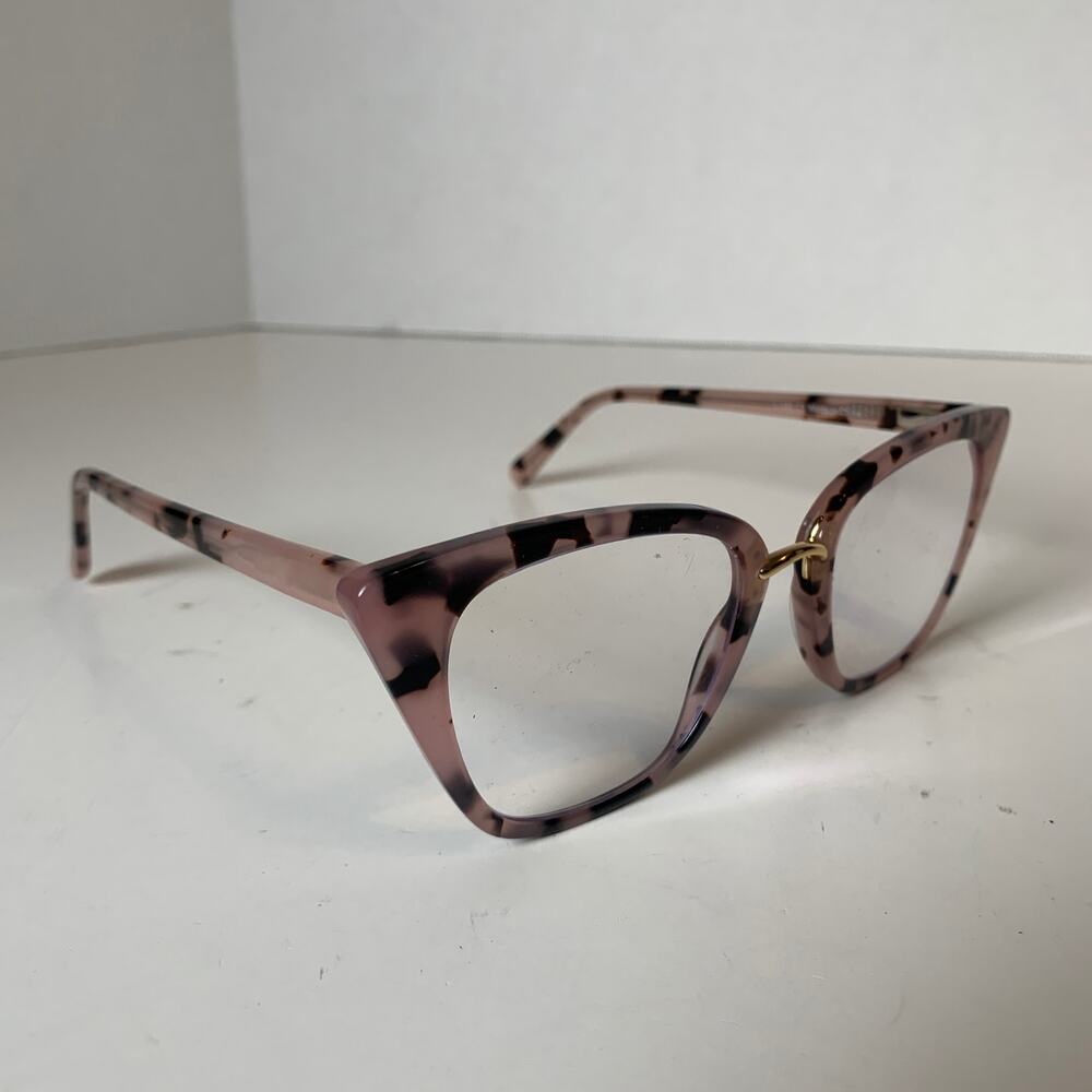 Firmoo Eyeglasses Pink Black Cat Eye Frames Only